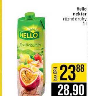 Hello nektar různé druhy 1l