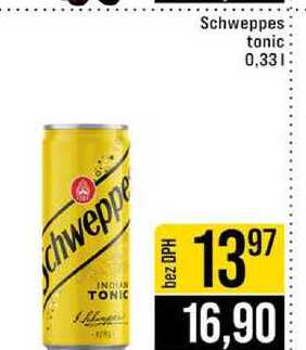 Schweppes tonic 0,33l 