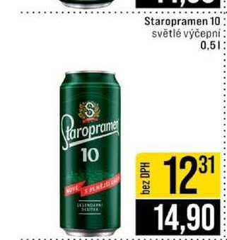 Staropramen 10 světlé výčepní 0,5l