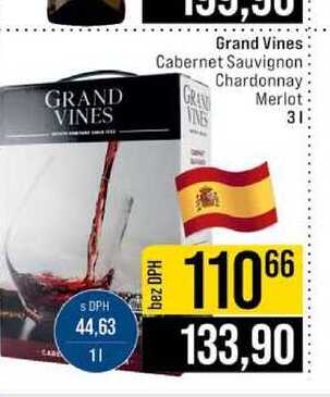Grand Vines Cabernet Sauvignon Merlot 3l