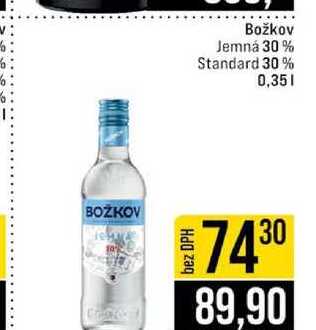 Božkov Jemná 30% Standard 30% 0,35l