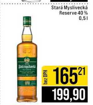 Stará Myslivecká Reserve 40 % 0,5l