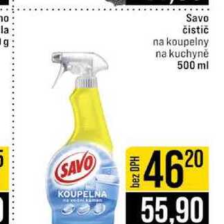 Savo čistič na koupelny na kuchyně 500 ml 