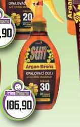 SUN Argan opalovací olej 200ml OF30
