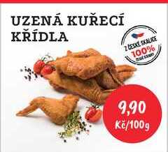 UZENÁ KUŘECÍ KŘÍDLA 100g 