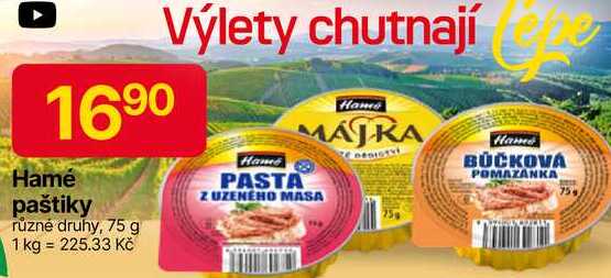 Hamé paštiky 75g