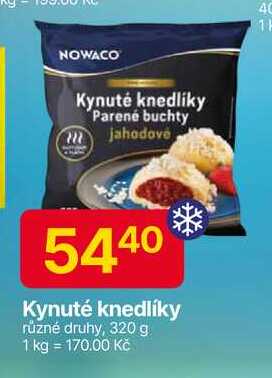 NOWACO Kynuté knedlíky různé druhy, 320 g