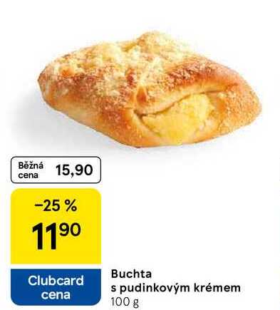 Buchta s pudinkovým krémem, 100 g 