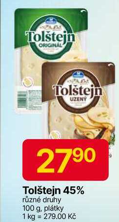 Tolštejn 45% různé druhy 100 g