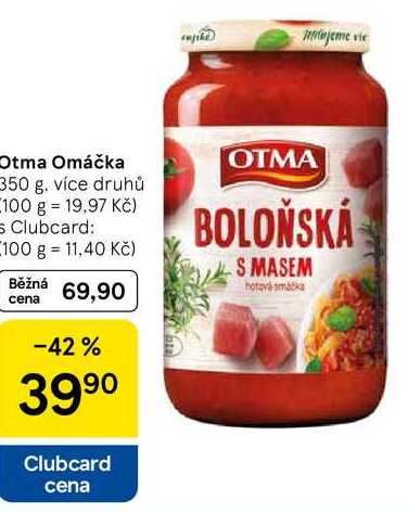 Otma Omáčka, 350 g