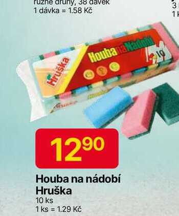 Hruška Houba na nádobí 10 ks 