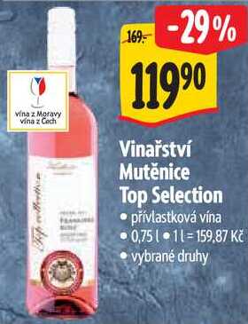 Vinařství Mutěnice Top Selection, 0,75 l