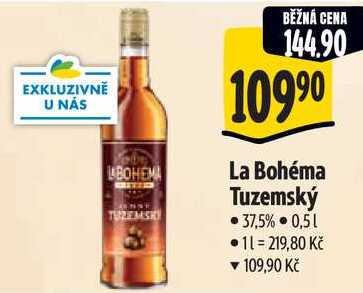 La Bohéma Tuzemský, 0,5 l
