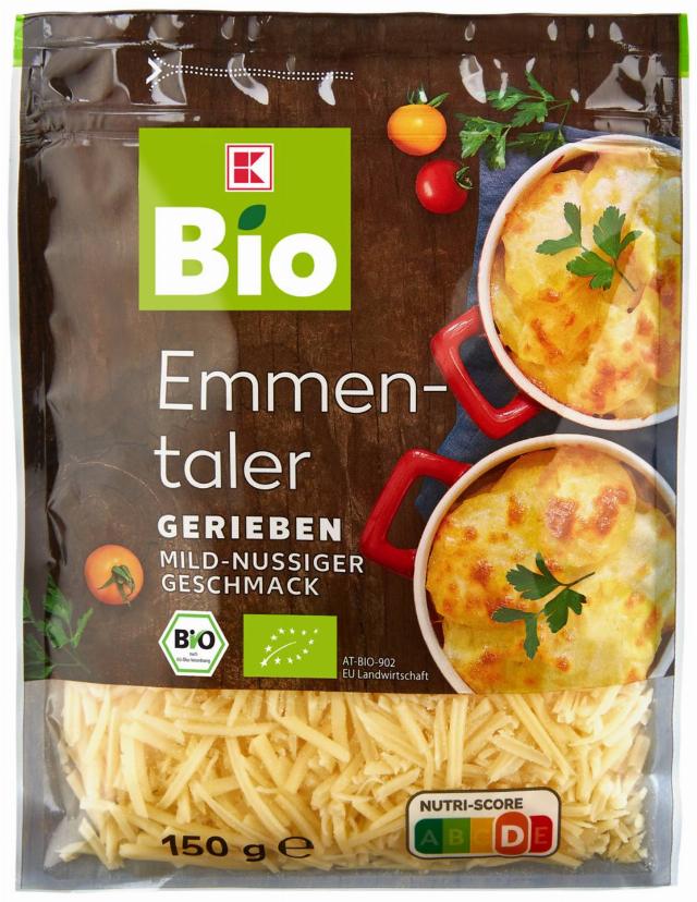 K-BIO Ementál strouhaný