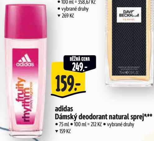 didas Dámský deodorant natural sprej, 75 ml