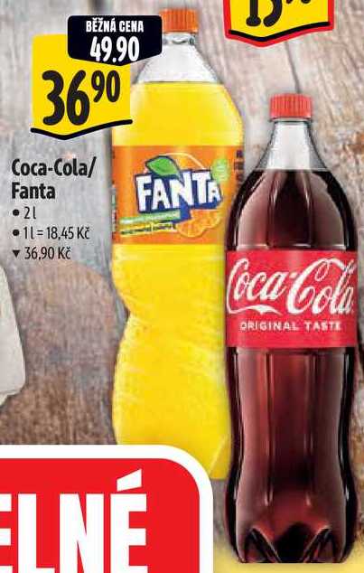 Coca-Cola/Fanta, 2 l