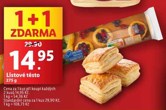 Listové těsto, 275 g 