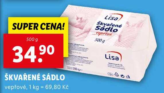ŠKVAŘENÉ SÁDLO, 500 g