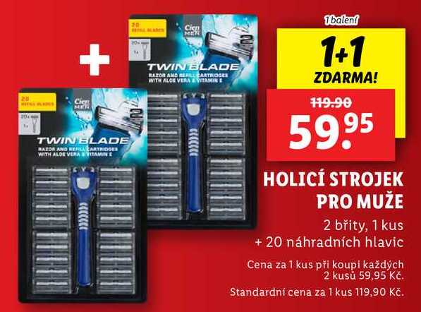 HOLICÍ STROJEK PRO MUŽE