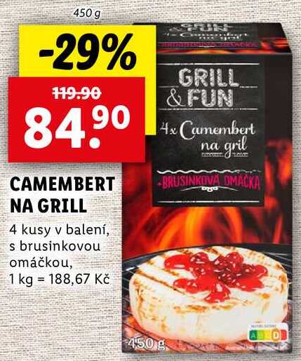 Camembert na grill, 450 g