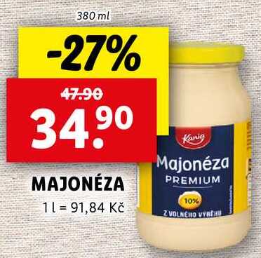 MAJONÉZA, 380 ml