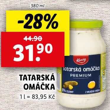 TATARSKÁ OMÁČKA, 380 ml