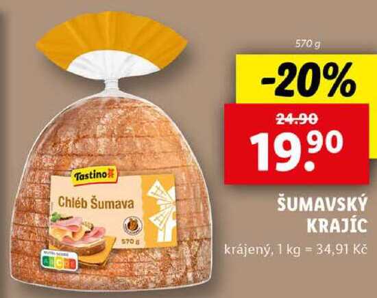 ŠUMAVSKÝ KRAJÍC, 570 g