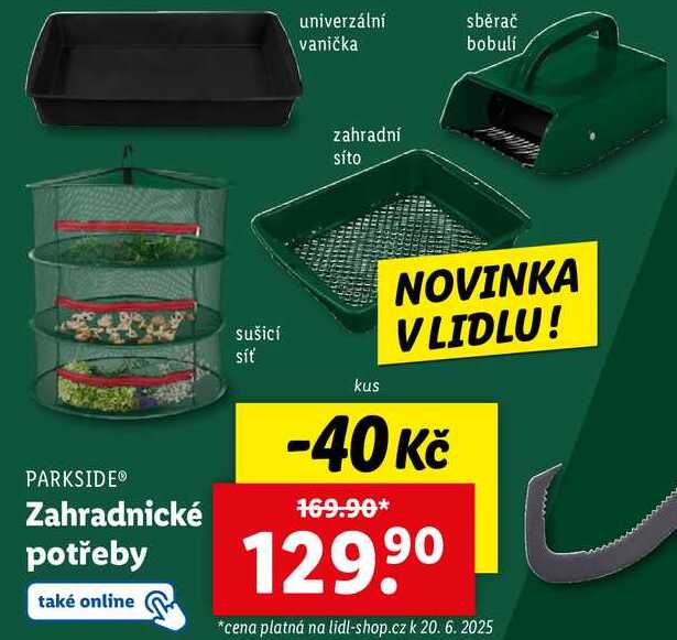 Zahradnické potřeby