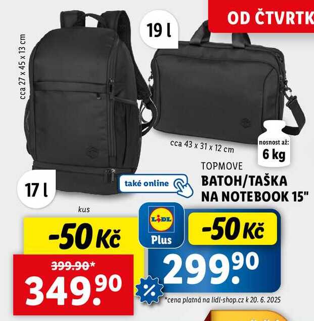 BATOH/TAŠKA NA NOTEBOOK 15"