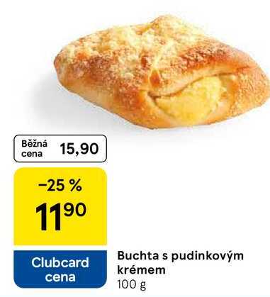 Buchta s pudinkovým krémem, 100 g 