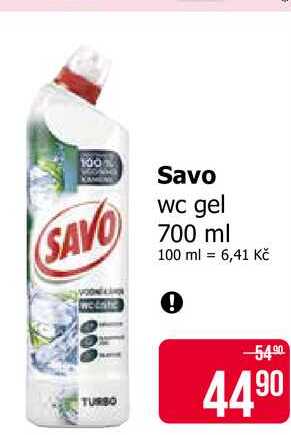 SAVO Savo wc gel 700 ml 