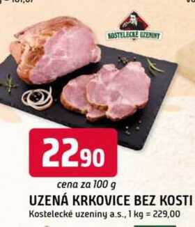 UZENÁ KRKOVICE BEZ KOSTI 100g