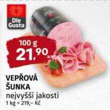 Dle Gusta VEPŘOVÁ ŠUNKA nejvyšší jakosti 100g
