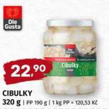 Die Gusta Cibulky 320 g 