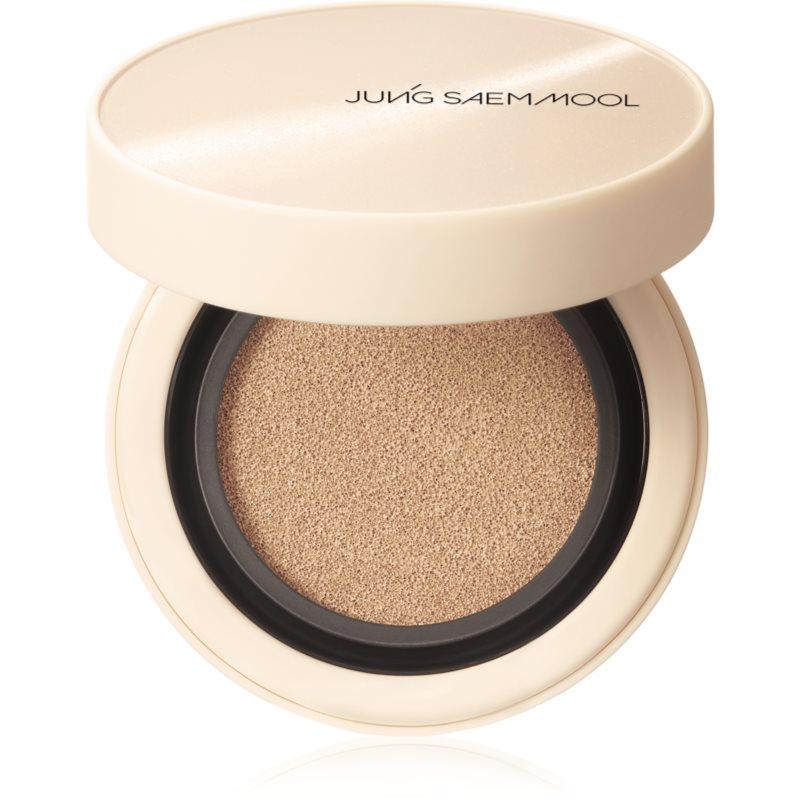 JUNG SAEM MOOL Skin Nuder Cover Layer Cushion hydratační make-up v houbičce + náhradní náplň odstín Medium Deep 2x14 g