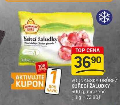 KUŘECÍ ŽALUDKY 500 g, mražené 