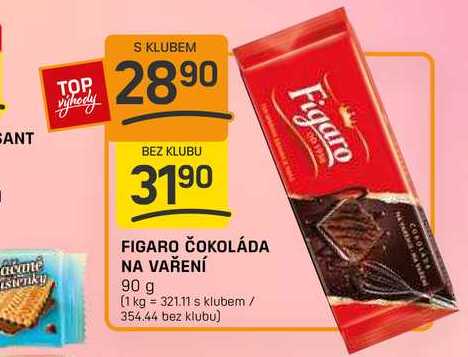 Figaro čokoláda na vaření 90g