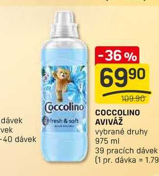 COCCOLINO AVIVÁŽ vybrané druhy 975 ml