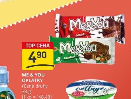 ME & YOU OPLATKY různé druhy 33 g