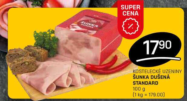 ŠUNKA DUŠENÁ STANDARD 100g