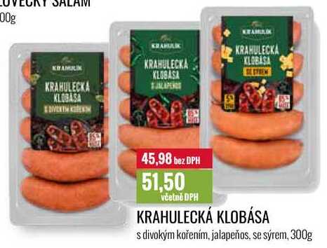 KRAHULECKÁ KLOBÁSA 300g 