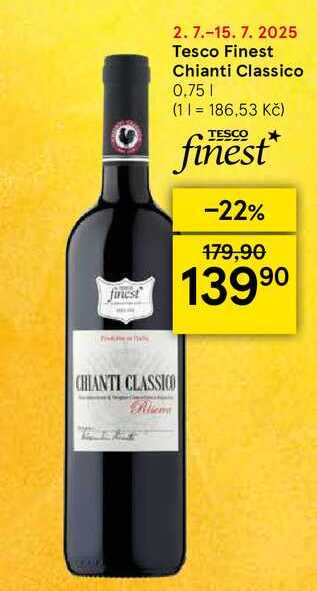 Tesco Finest Chianti Classico, 0.75 l