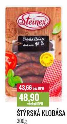 ŠTÝRSKÁ KLOBÁSA 300g 