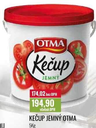 KEČUP JEMNÝ OTMA 5Kg 