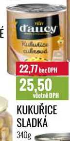KUKUŘICE SLADKÁ 340g 