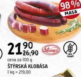 Štýrská klobása 1kg