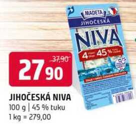 Jihočeská Niva 45%, 100g