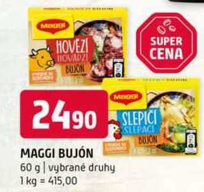 Maggi bujon 60 g vybrané druhy 