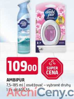Ambipur 7,5-185 ml osvěžovač vybrané druhy 
