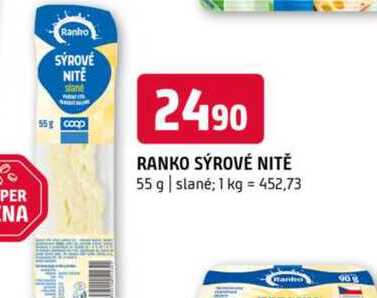 Ranko sýrové nitě 55g
